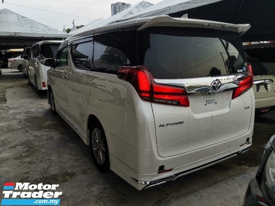 2018 TOYOTA ALPHARD 3.5 Executive Lounge FULL SPEC BLACK INTERIOR ORIGINAL MILEAGE UNREG